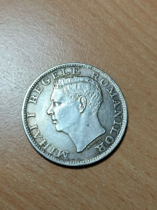 Monedă rară 500 lei an 1944 - Regele Mihai