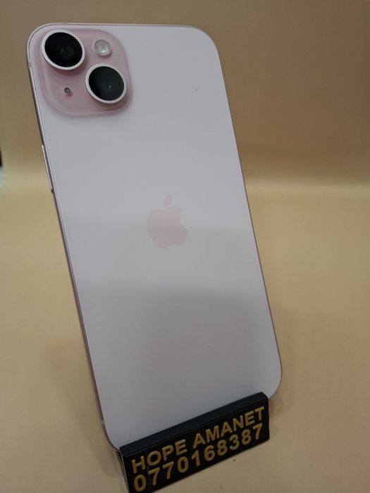 Hope Amanet P4-Iphone 15 Plus Roz 92%Bat 128Gb Impecabil