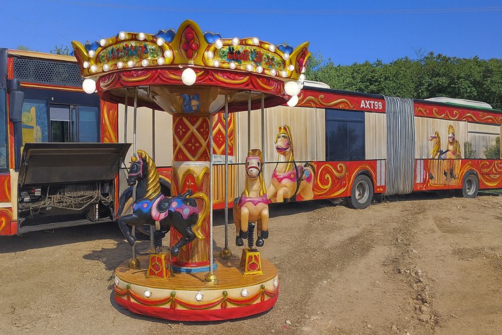 Mini carusel kiddy rides