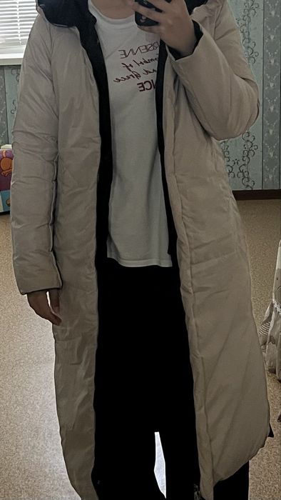 Длинная зимная куртка