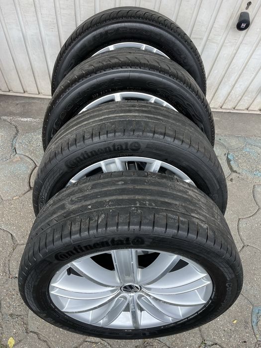 Jante aliaj 5x112mm, anvelope vara 235/50 R18, VW Tiguan, Audi Q3
