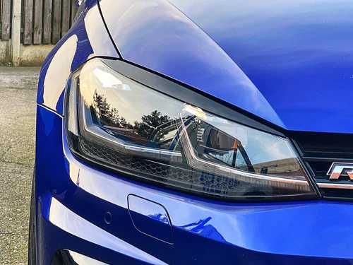 Set Pleoape Faruri Far VW Volkswagen Golf 7 VII 2013-2017 Negru Lucios