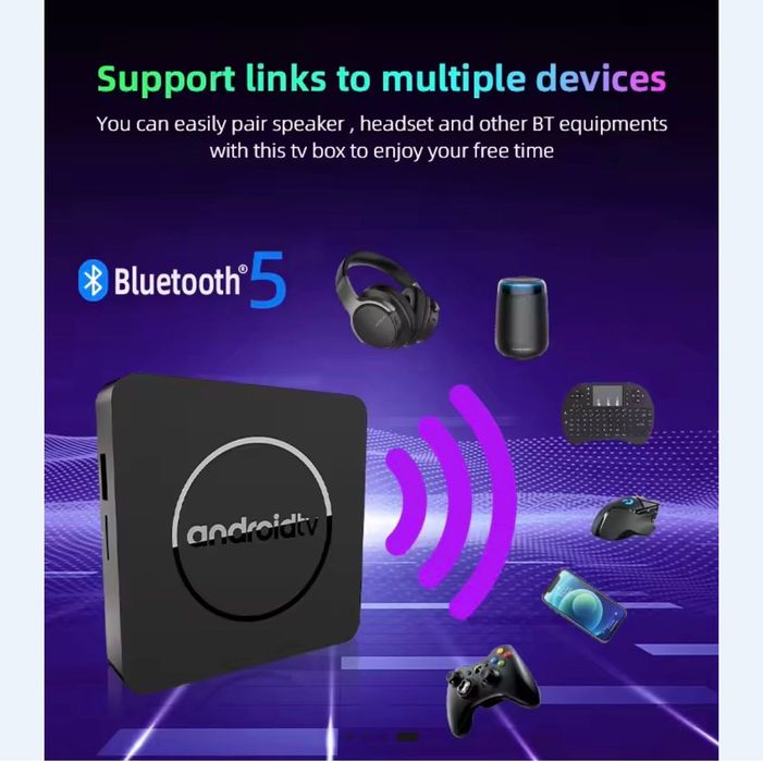 Smart TV Box Android 13 2 GB RAM 16 GB ROM