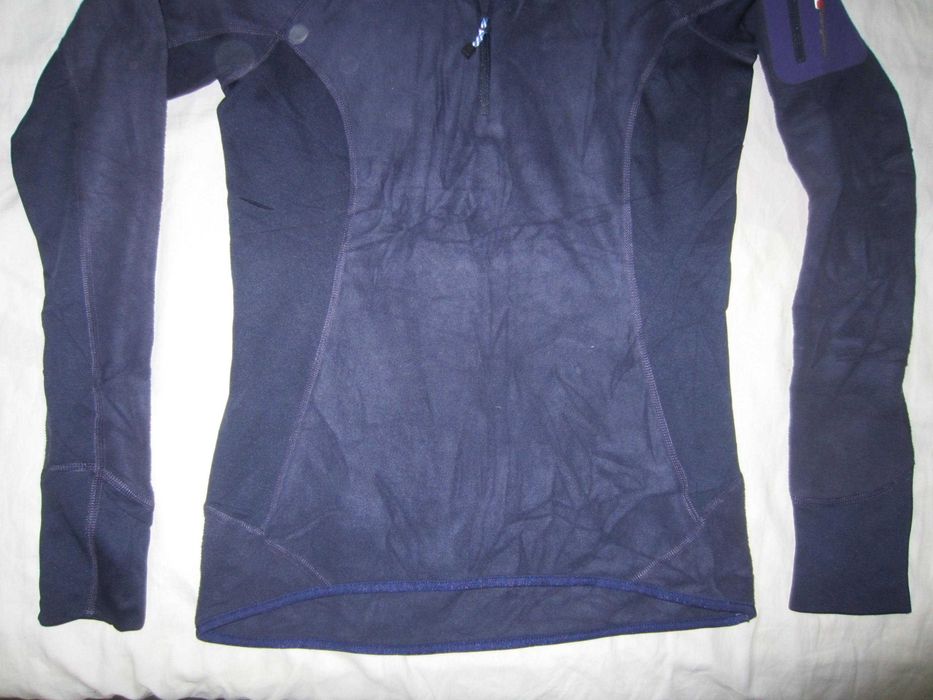 Bluza dama Berghaus, masura M( 12), polartec, mov-negru, stare f.buna