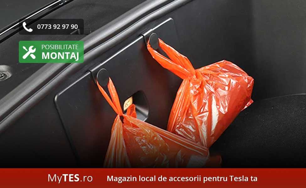 Carlige agatare / organizare portbagaj - Tesla Model 3 / Y