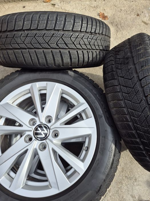 Roți cu jante originale Vw Caddy Touran Sharan Passat  Golf