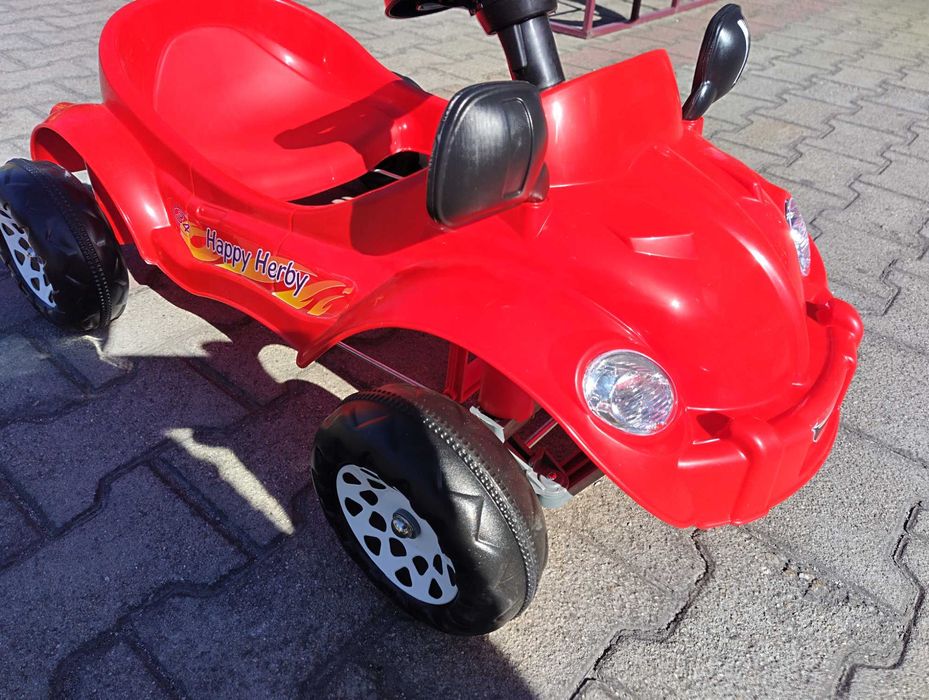 PILSAN Детска кола с педали HAPPY HERBY червен