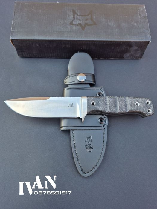 Нож-Fox FX-103 MB-Niolox Black Yute Micarta