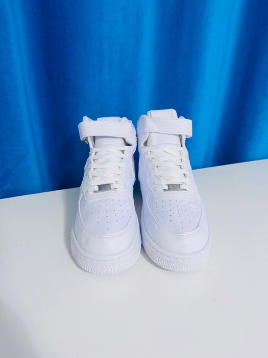 Ghete Nike AF1 Full White