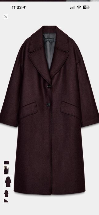 Шерстяное пальто Zara