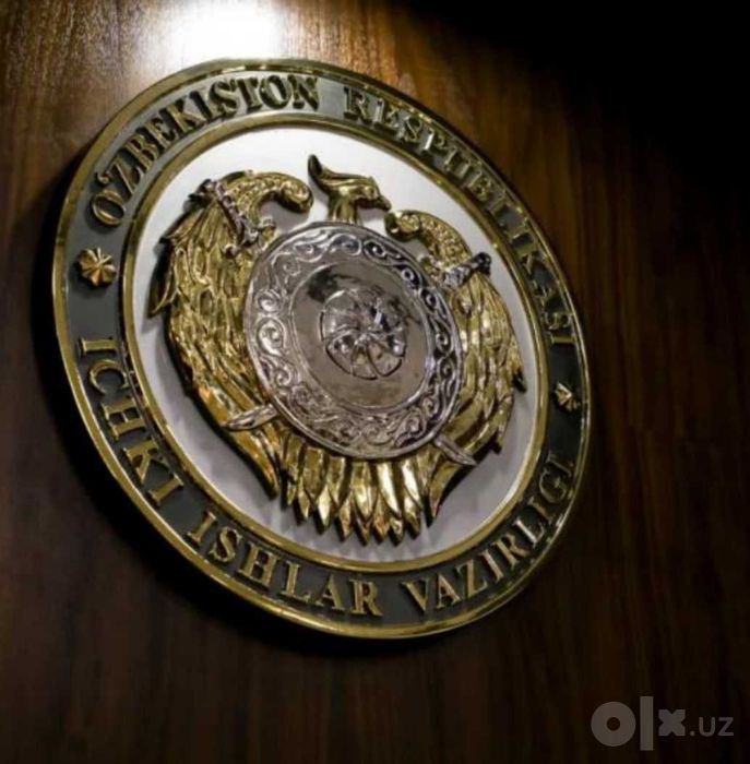 государственный Герб Узбекистана керамика