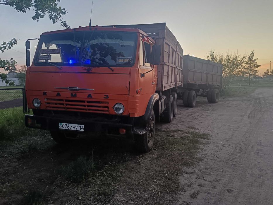 Камаз 55102 с прицепом