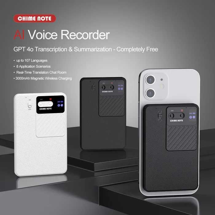 AI диктофон CHIME NOTE Pro 64GB GPT-4o MagSafe