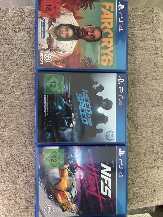 PS4 игри – NFS Heat, Far Cry 6 и NFS – пакет