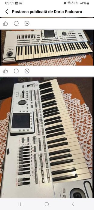 KORG PA3x varianta scurtă