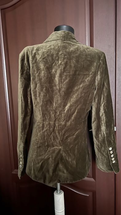 Sacou de catifea khaki ( stil zara )