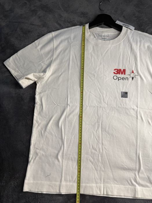 Abercrombie & Fitch tricou imprimeu golf offwhite marimea M nou