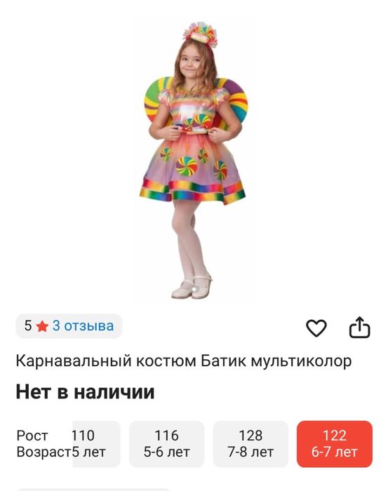 Конфетка платье . 122см. 5-6лет