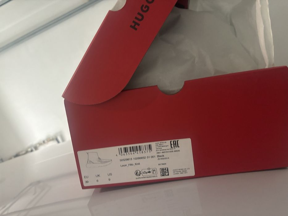 Обувки Hugo тип чорап