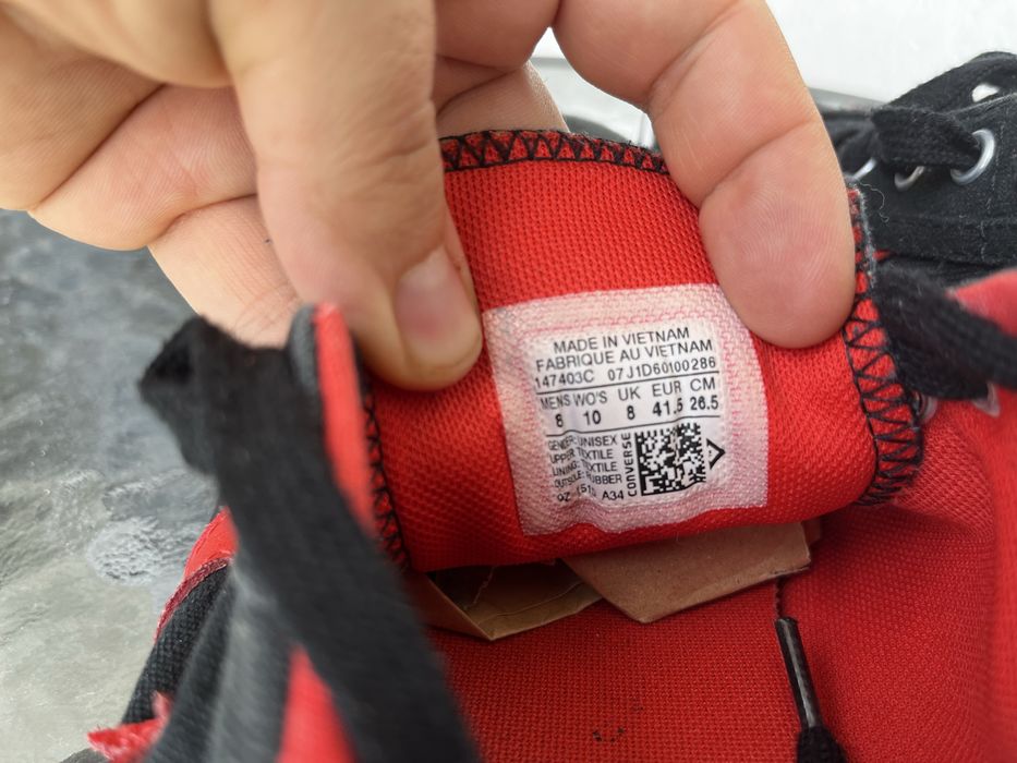 Vand Adidasi/Tenisi Converse AllStar Star Player Lp culoare neagra