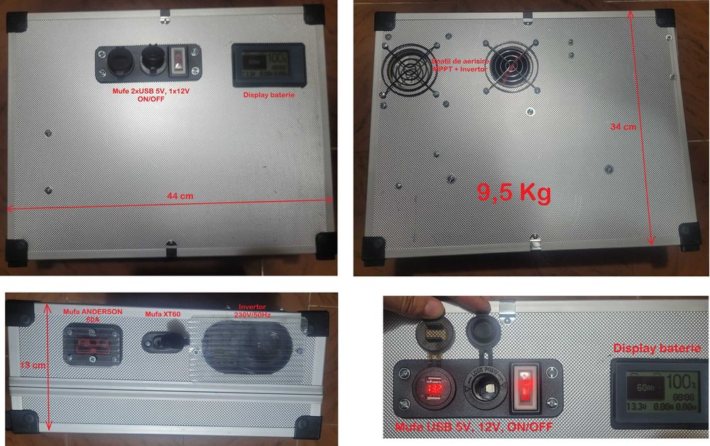 IEFTIN (nou) - Powerbox / generator portabil + panou solar + BONUS
