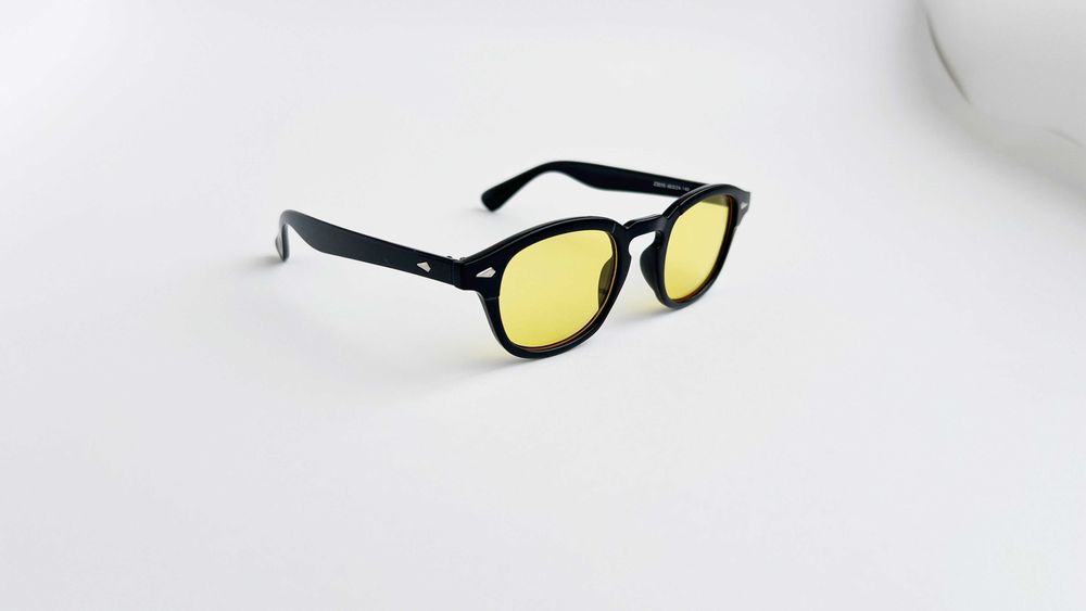 Ochelari de soare Moscot Lemtosh Rama animal print Lentile albastre