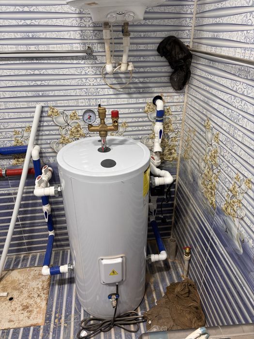 Установка ,Раковины ,Котёл Настенный ,Аристон, Унитаз, Смеситель