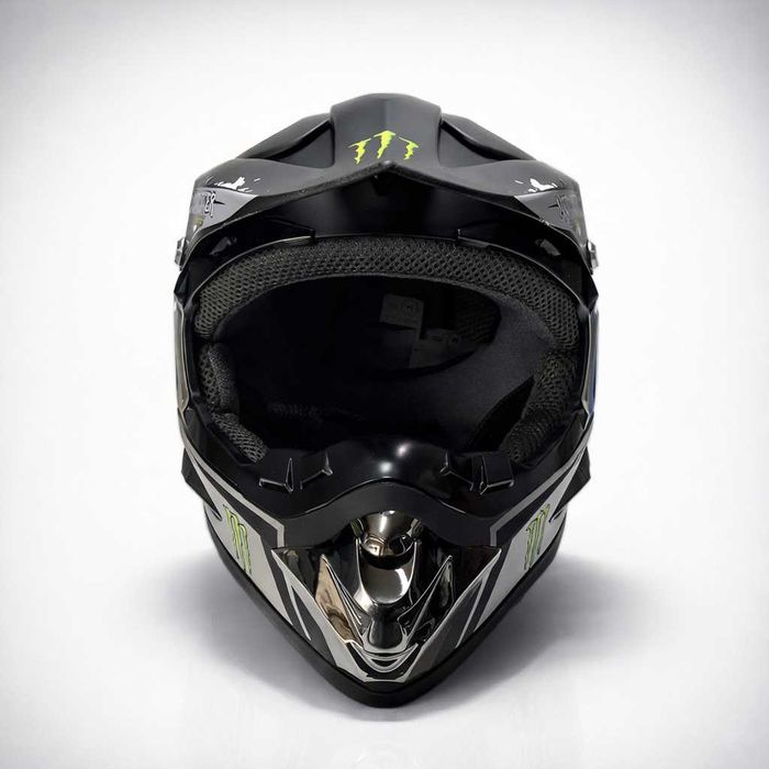 Кросова каска MONSTER, Full Face, DOT Сертификат, Размер: S; M;