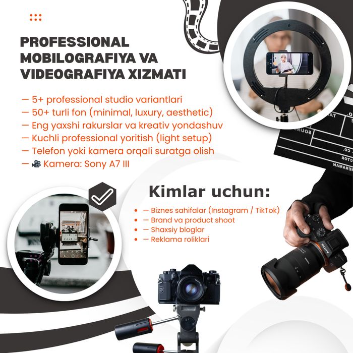 Professional Mobilografiya xizmati