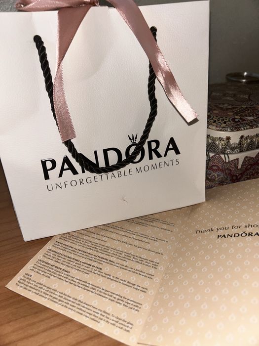 Пандора кольцо серебренное