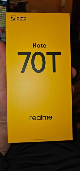 Realme Note 70T черен 128gb / 4gb   чисто нов в неразпечатана кутия