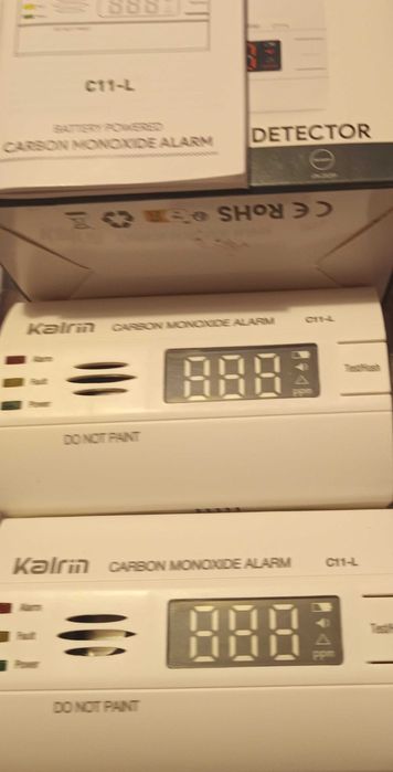 Аларма за въглероден окис Kalrin с дигитален светодиоден дисплей