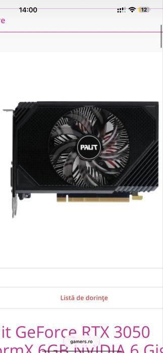 Rtx 3050 6gb single
