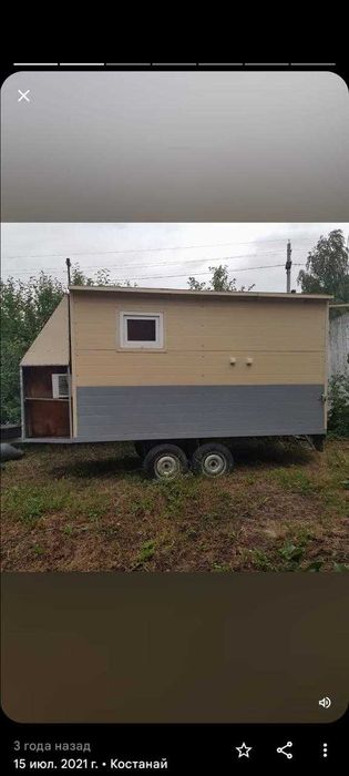 Прицеп дом на колесах