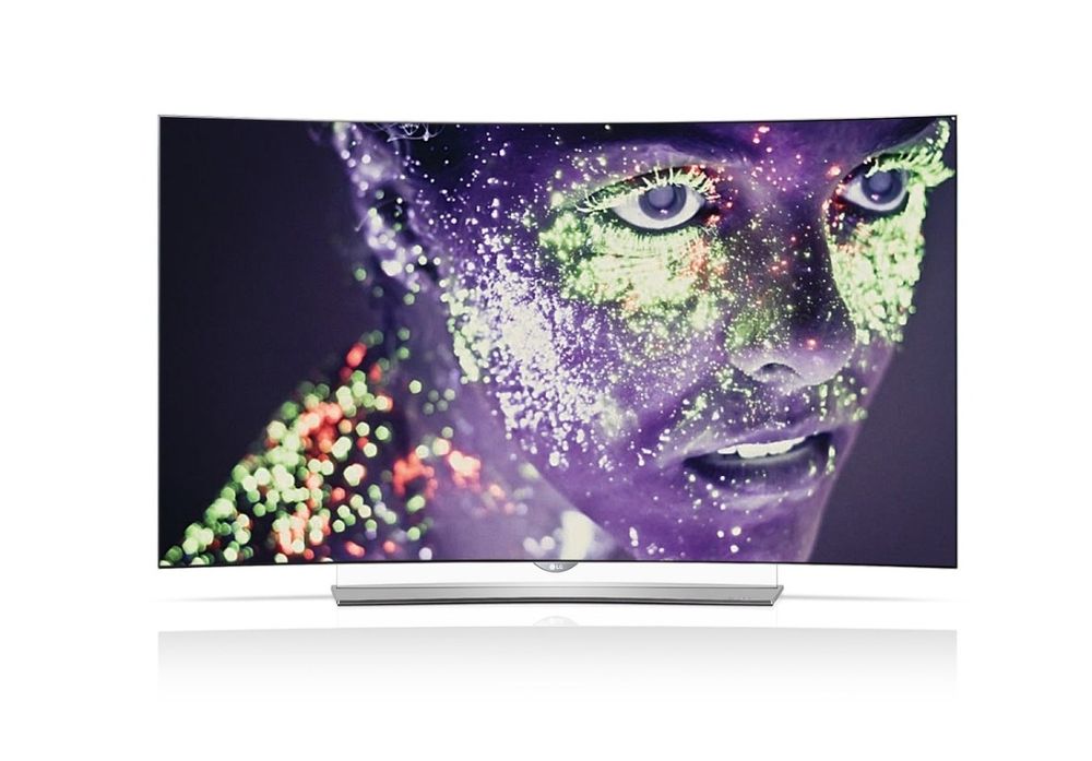OLED LG curbat, gama premium