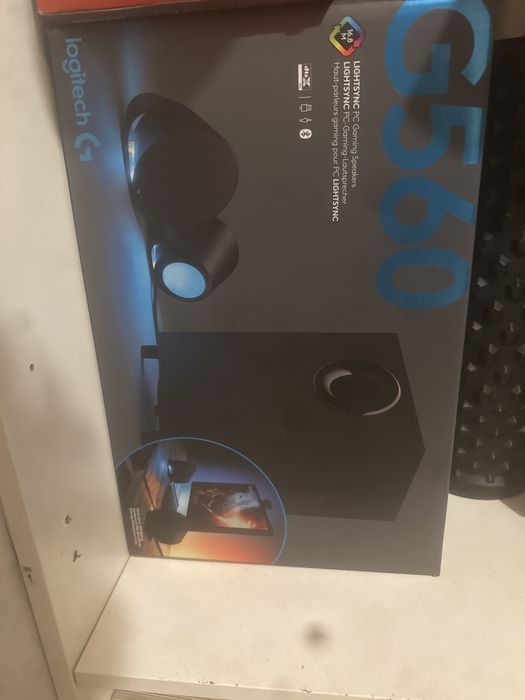 logitech g560 subwoofer гейминг спикъри най новите