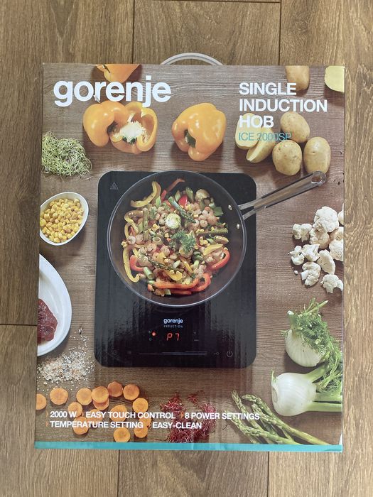 Plita cu inductie GORENJE ICR2000SP, 1 arzator, 2000W, negru - NOU!!