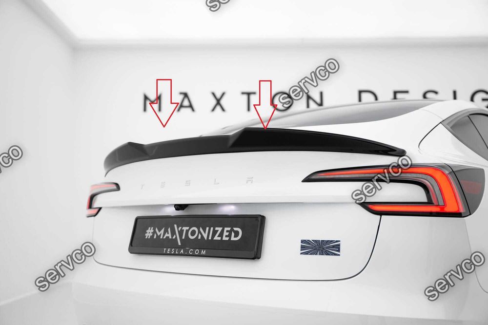 Eleron spoiler cap Tesla Model 3 Performance Mk1 Facelift 2023- v5 - Maxton Design