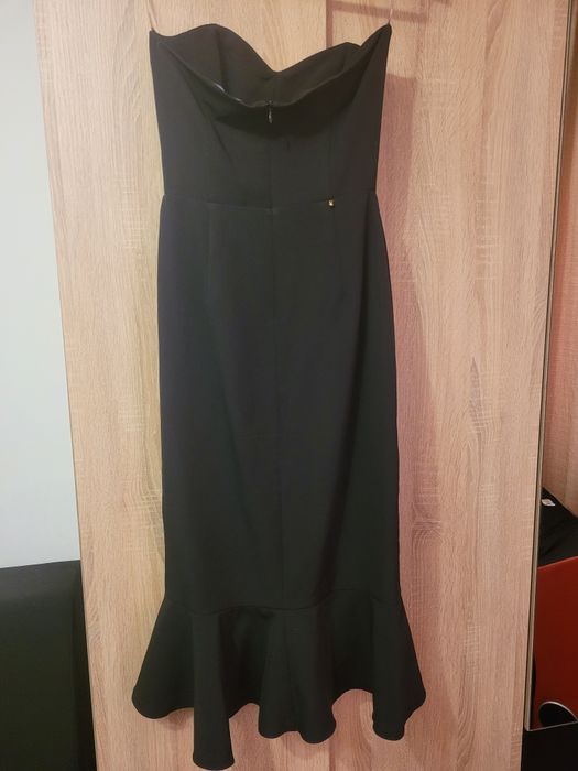 Rochie Poema fara bretele neagra