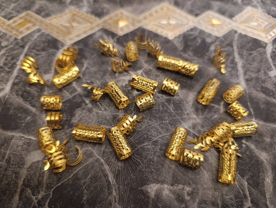 Манжеты -заколки для косичек и причесок