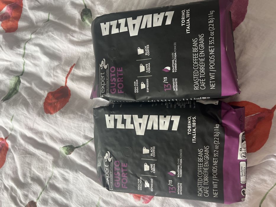 Set 2x1kg Cafea boabe Lavazza Gusto Forte