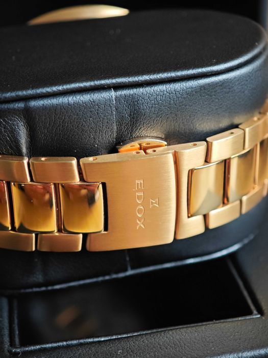БАРТЕР EDOX Les Bemonts Ultra Slim Automatic Rose Gold