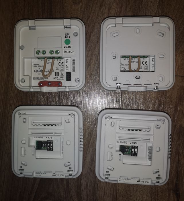 2 buc - Termostat digital, Salus, RT310 RF, wireless, LCD iluminat, cu