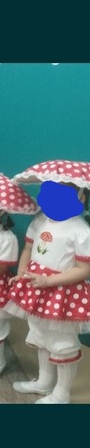 Детски платье грибчки