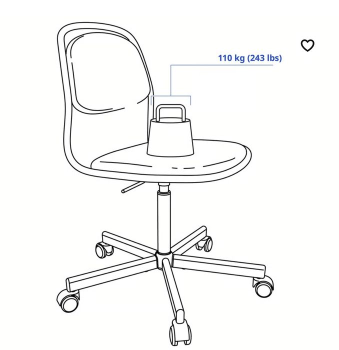 Vând scaun birou adulți Ikea in stare foarte buna