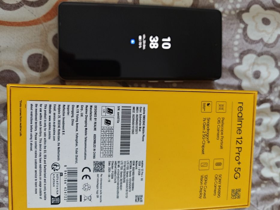 Realme 12 pro+ 12gb RAM 512gb stocare