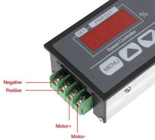 PWM 30A Variator turatie, motor  cu display DC 6-12-24-48V Nou!