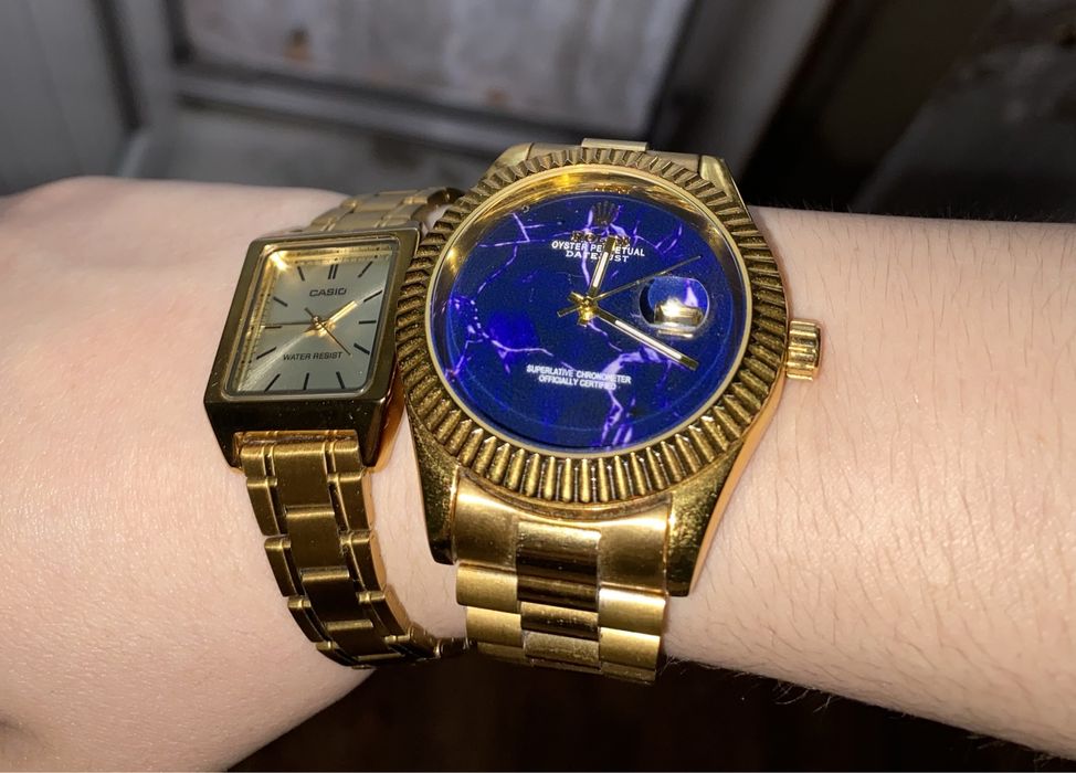 Часы Rolex и Casio
