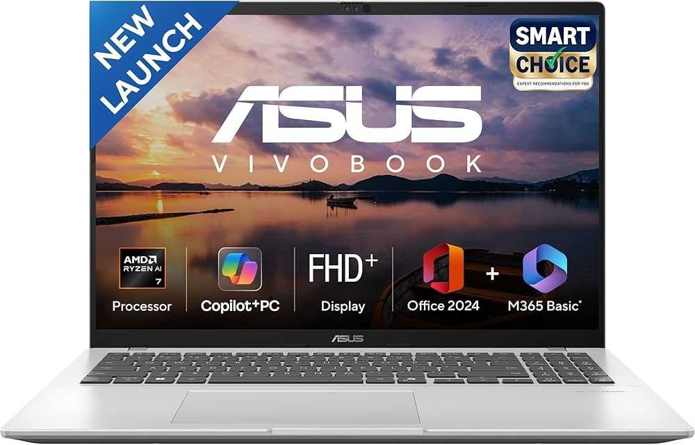 ASUS Vivobook M1607KA  16" WUXGA  RYZEN AI 7 350 16GB LPDDR5 512GB SSD
