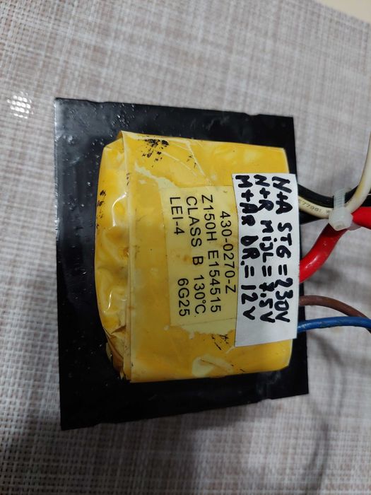 430-0270-Z Power transformator APC z150h e154515 7,5Vac + 12Vac